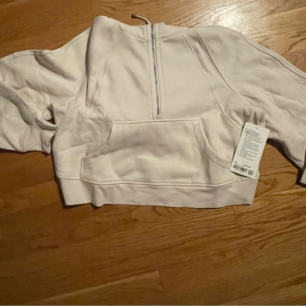 Brand new Lululemon oversized scuba half-zip hoodie